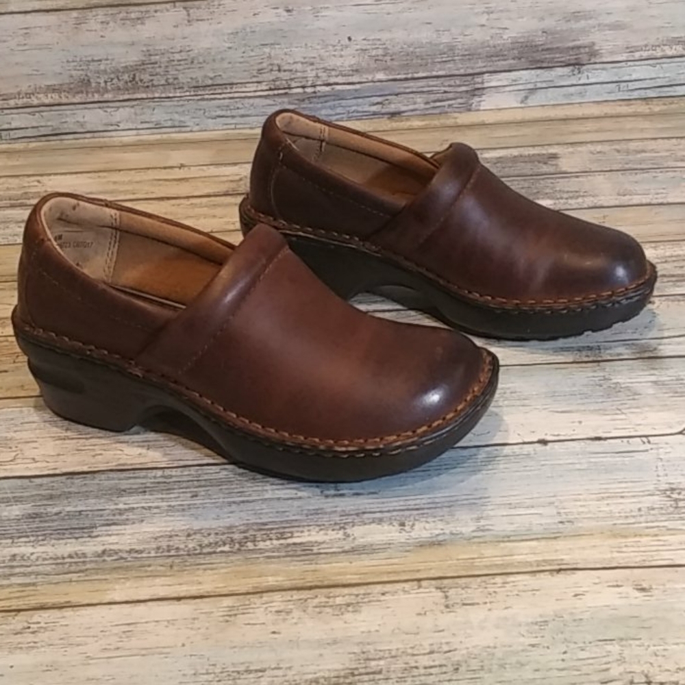 b ø c Brown leather sz 6